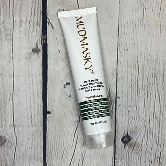 Mudmasky Hair Mask, Scalp Treatment, and Miracle Shampoo NWT - Picture 1 of 9